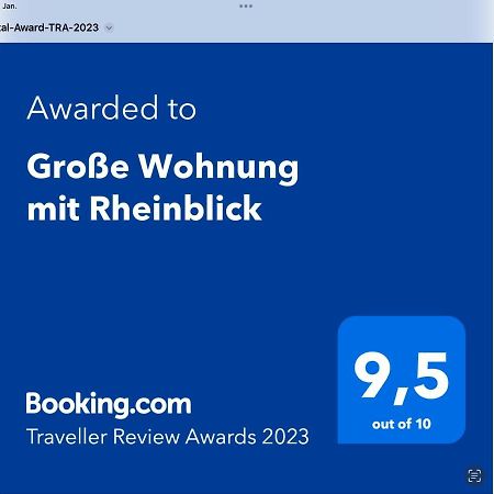 Grosse Wohnung Mit Rheinblick Boppard Exterior photo