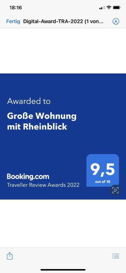 Grosse Wohnung Mit Rheinblick Boppard Exterior photo
