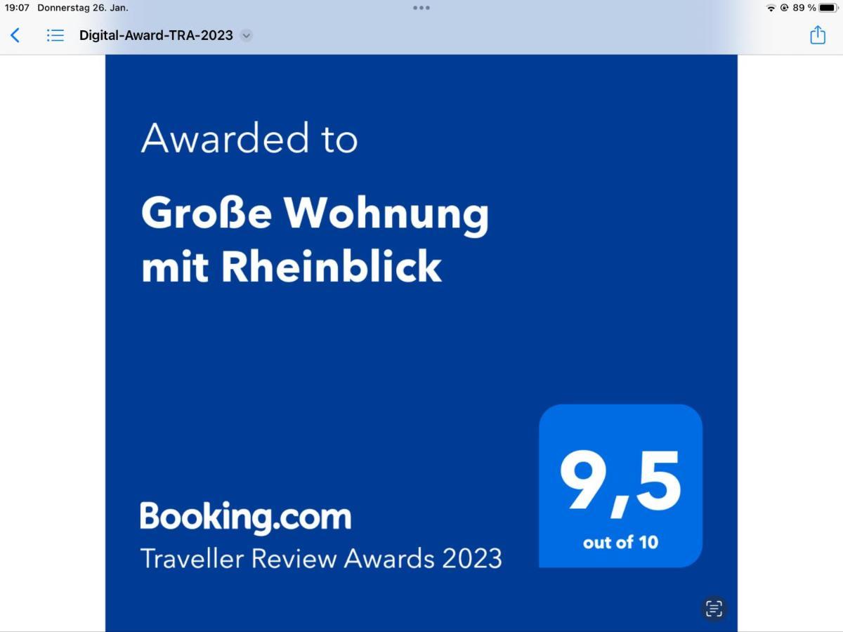 Grosse Wohnung Mit Rheinblick Boppard Exterior photo